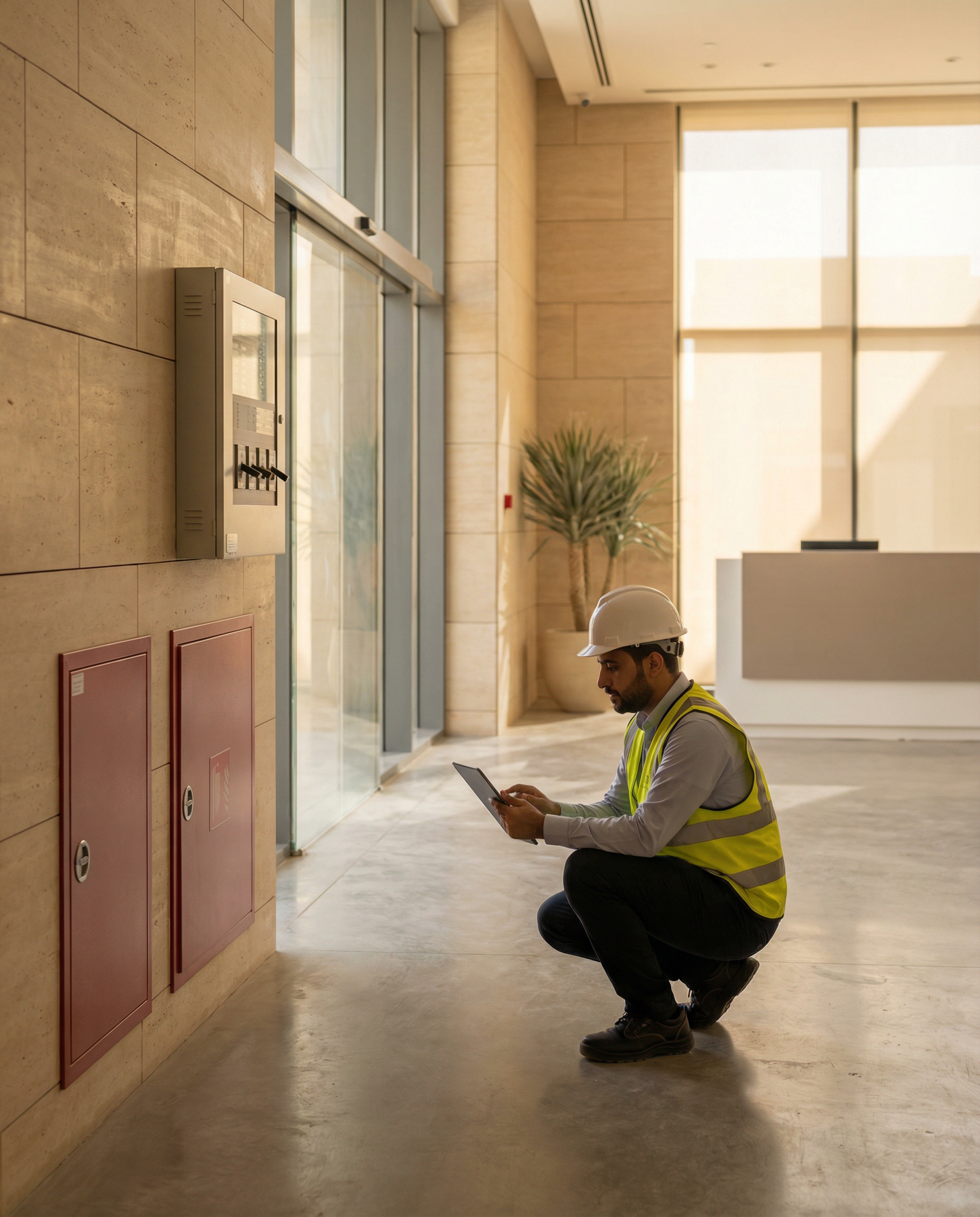 أعمال السلامة والوقايه من الحريق