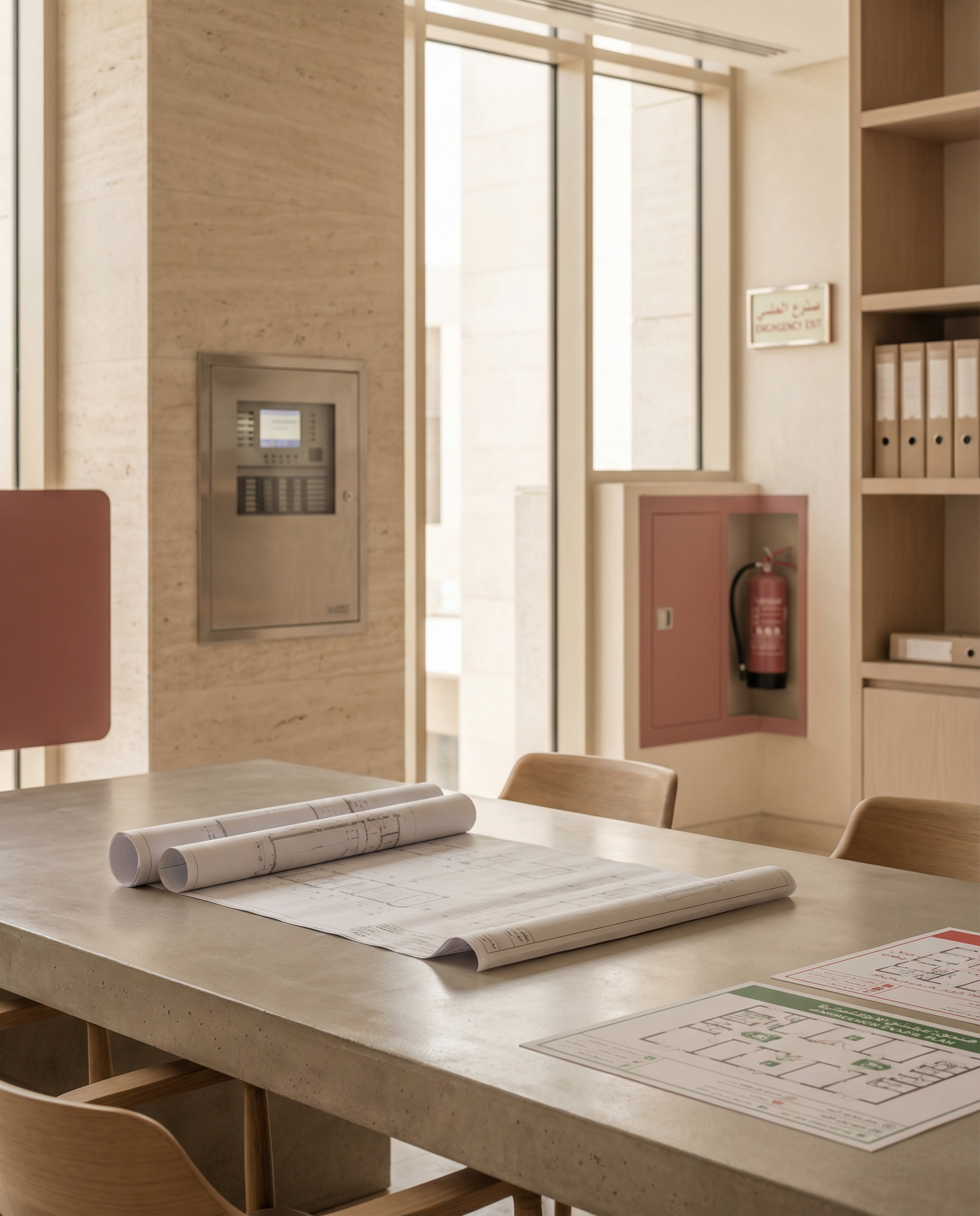 أعمال السلامة والوقايه من الحريق